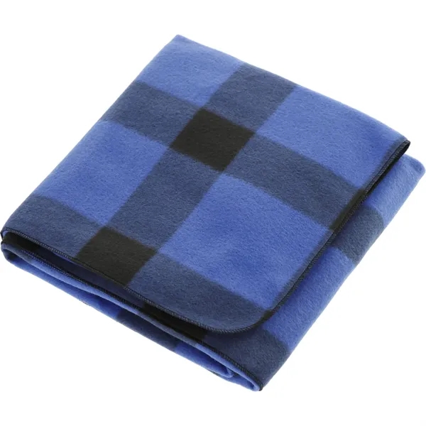 Buffalo Plaid Fleece Blanket - Buffalo Plaid Fleece Blanket - Image 4 of 14