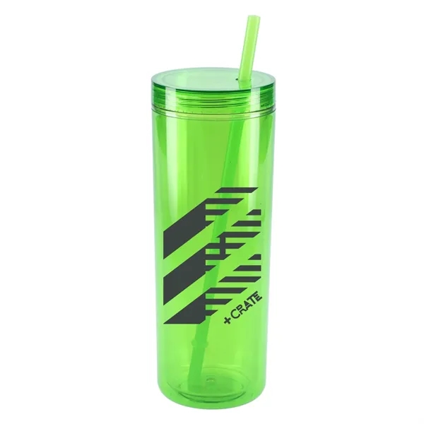 Chroma Recycled Acrylic Straw Tumbler 16oz - Chroma Recycled Acrylic Straw Tumbler 16oz - Image 1 of 22