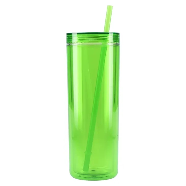 Chroma Recycled Acrylic Straw Tumbler 16oz - Chroma Recycled Acrylic Straw Tumbler 16oz - Image 4 of 22