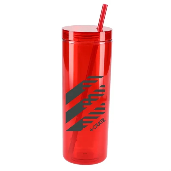 Chroma Recycled Acrylic Straw Tumbler 16oz - Chroma Recycled Acrylic Straw Tumbler 16oz - Image 12 of 22
