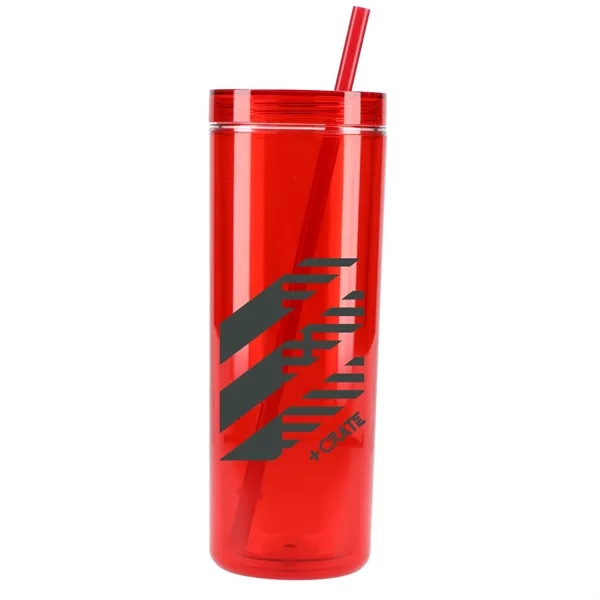 Chroma Recycled Acrylic Straw Tumbler 16oz - Chroma Recycled Acrylic Straw Tumbler 16oz - Image 13 of 22