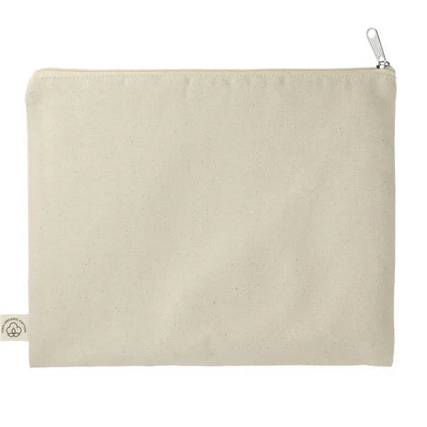 Organic Cotton Flat Travel Pouch - Organic Cotton Flat Travel Pouch - Image 2 of 6