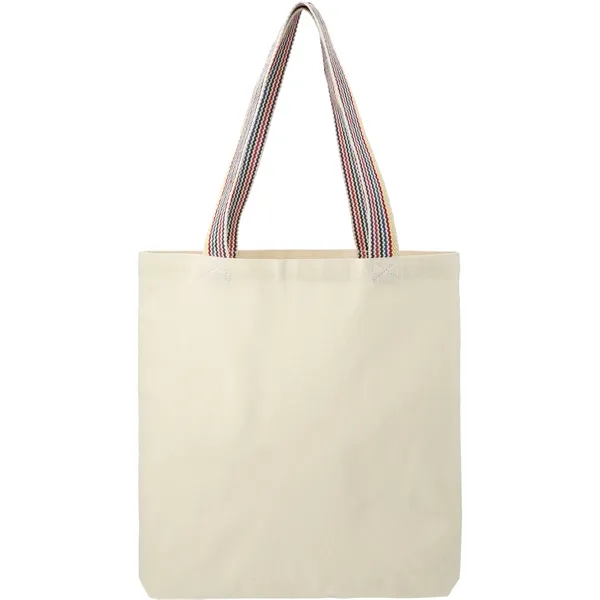 Rainbow Recycled 6oz Cotton Convention Tote - Rainbow Recycled 6oz Cotton Convention Tote - Image 1 of 4