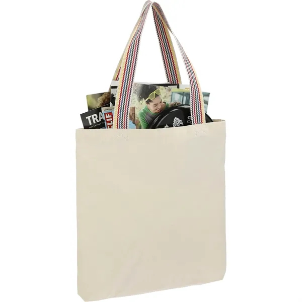 Rainbow Recycled 6oz Cotton Convention Tote - Rainbow Recycled 6oz Cotton Convention Tote - Image 3 of 4