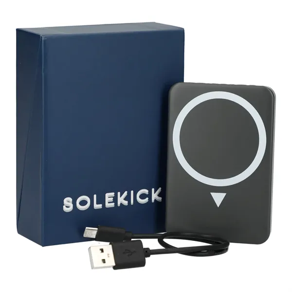 Solekick™ MagClick™ 5000 mAh Wireless Power Bank - Solekick™ MagClick™ 5000 mAh Wireless Power Bank - Image 3 of 9