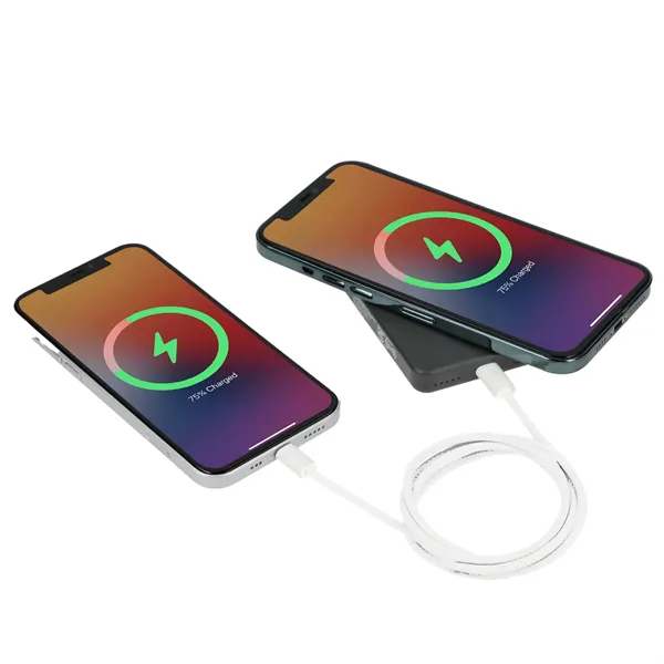 Solekick™ MagClick™ 5000 mAh Wireless Power Bank - Solekick™ MagClick™ 5000 mAh Wireless Power Bank - Image 4 of 9