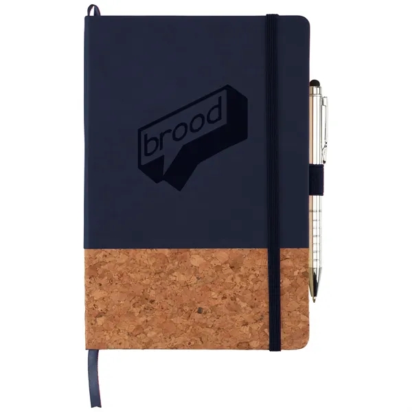 FSC® Mix 5.5" x 8.5" Lucca Cork Hard Bound Journal