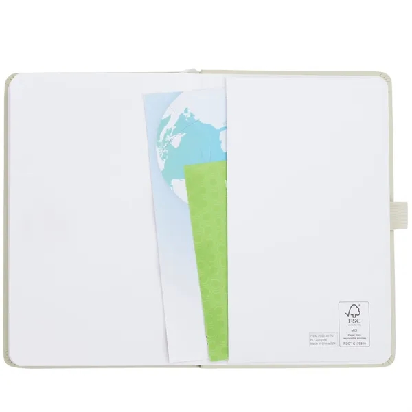 5.5" x 8.5" FSC® Mix Pineapple Leather Journal - 5.5" x 8.5" FSC® Mix Pineapple Leather Journal - Image 16 of 20