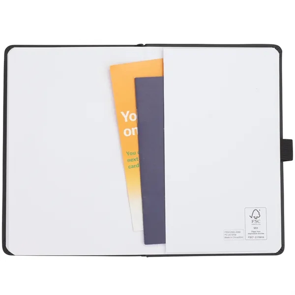 5.5" x 8.5" FSC® Mix Pineapple Leather Journal - 5.5" x 8.5" FSC® Mix Pineapple Leather Journal - Image 2 of 20