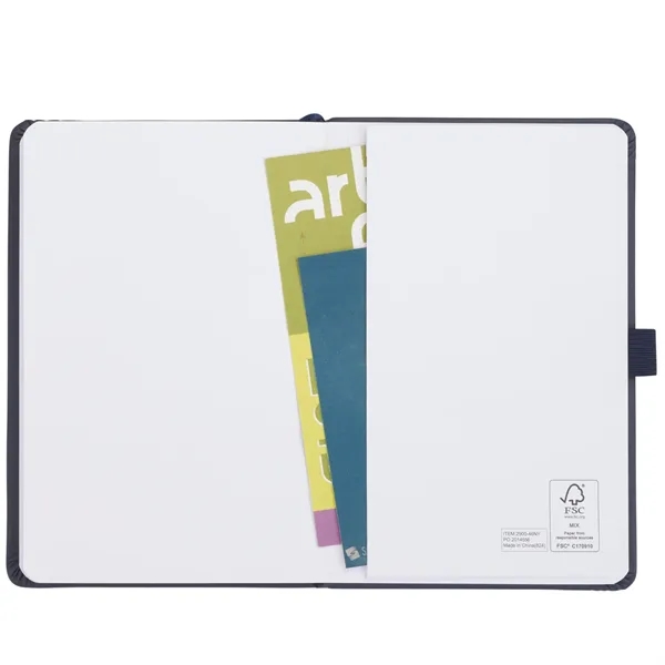 5.5" x 8.5" FSC® Mix Pineapple Leather Journal - 5.5" x 8.5" FSC® Mix Pineapple Leather Journal - Image 10 of 20