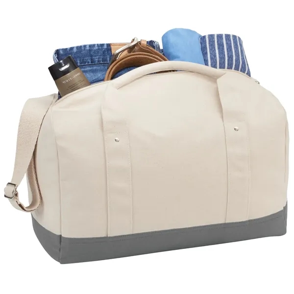 Belair 17" Cotton Canvas Duffel - Belair 17" Cotton Canvas Duffel - Image 3 of 3