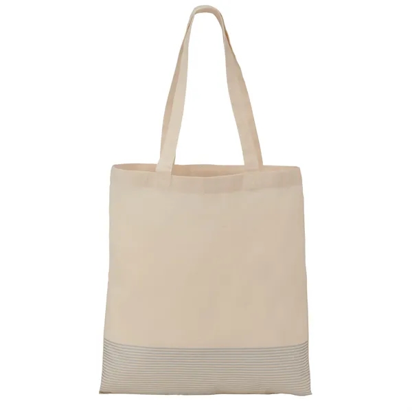 Silver Line Cotton Convention Tote - Silver Line Cotton Convention Tote - Image 1 of 2