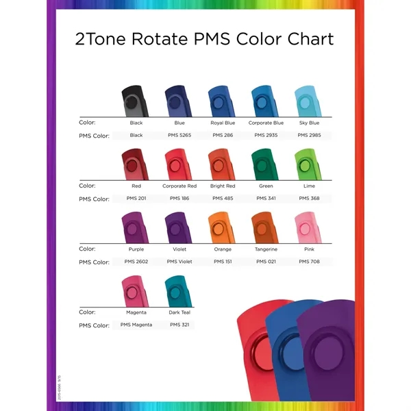 Rotate 2Tone Flash Drive 8GB - Rotate 2Tone Flash Drive 8GB - Image 1 of 11