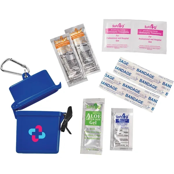 Custom Trek 8-Piece Waterproof First Aid Kit