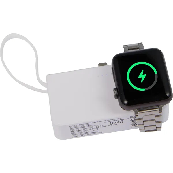 Custom Hue Plus 5000 mAh Power Bank with Watch Charger