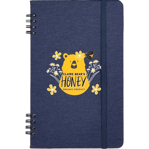 Custom 5' x 7' Vila Spiral Notebook
