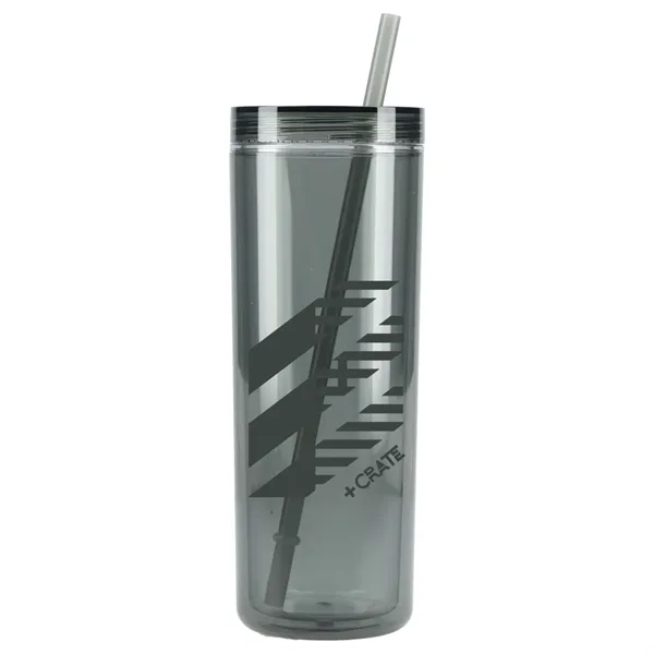 Custom Chroma Recycled Acrylic Straw Tumbler 16oz