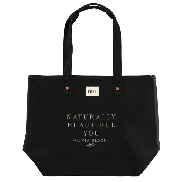 Custom FEED Organic Cotton Weekend Tote