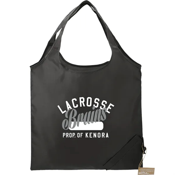 Custom Bungalow RPET Foldable Shopper Tote