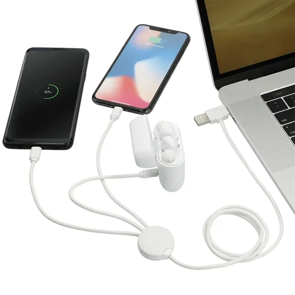 5-in-1 Charging Cable with Coating - 5-in-1 Charging Cable with Coating - Image 1 of 3