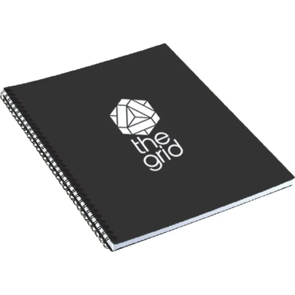 FSC® Mix 8.5" x 11" Lg Business Spiral Notebook - FSC® Mix 8.5" x 11" Lg Business Spiral Notebook - Image 3 of 9