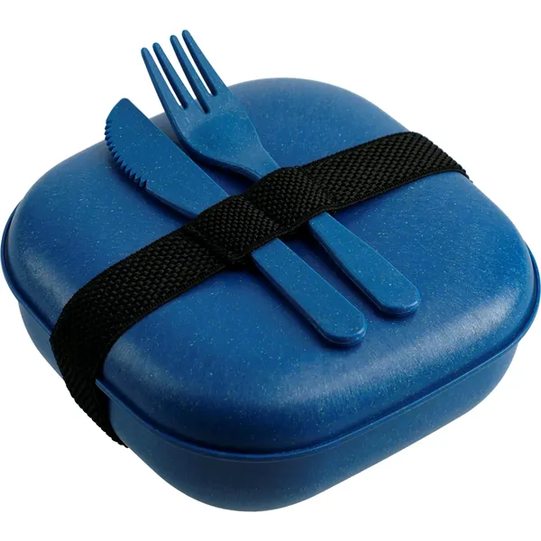 Wheat Straw Food Storage with Utensils - Wheat Straw Food Storage with Utensils - Image 9 of 13