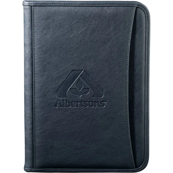 FSC® Mix Executive DuraHyde Zippered Padfolio - FSC® Mix Executive DuraHyde Zippered Padfolio - Image 8 of 15