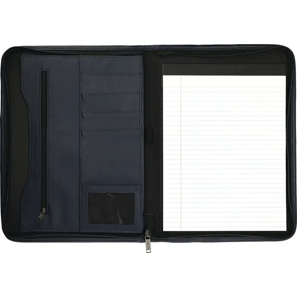 FSC® Mix Executive DuraHyde Zippered Padfolio - FSC® Mix Executive DuraHyde Zippered Padfolio - Image 13 of 15
