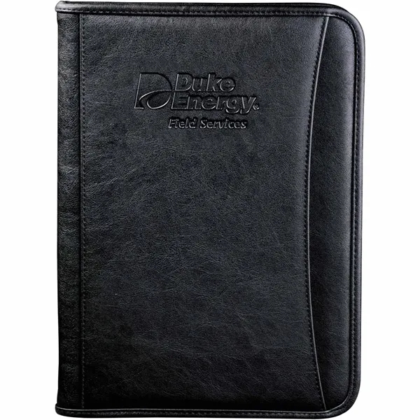 FSC® Mix Executive DuraHyde Zippered Padfolio - FSC® Mix Executive DuraHyde Zippered Padfolio - Image 1 of 15