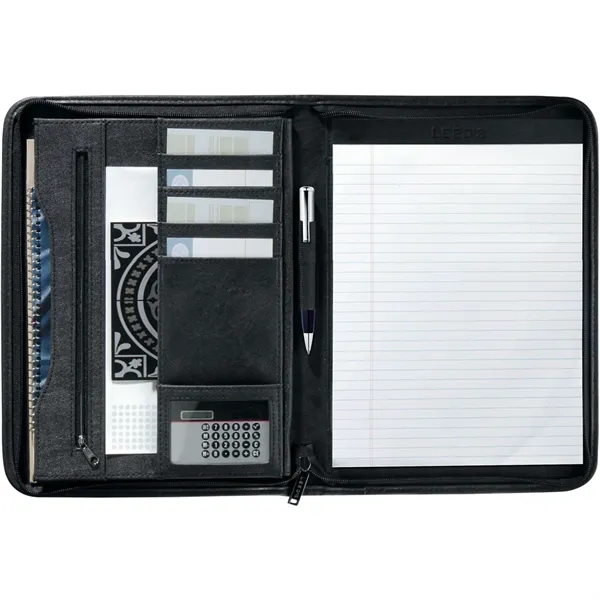 FSC® Mix Executive DuraHyde Zippered Padfolio - FSC® Mix Executive DuraHyde Zippered Padfolio - Image 5 of 15
