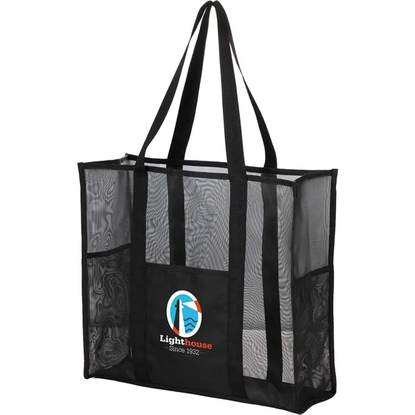 Large Mesh Beach Tote - Large Mesh Beach Tote - Image 3 of 7