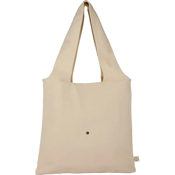 Packable 8oz Organic Cotton Tote - Packable 8oz Organic Cotton Tote - Image 3 of 5