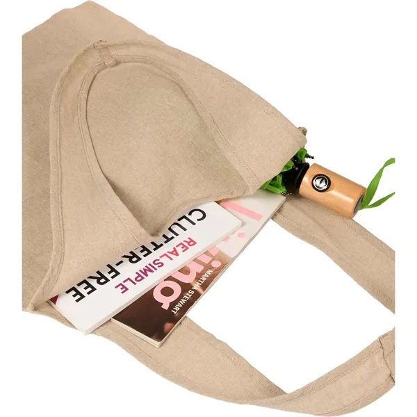 Bungalow 5oz Recycled Cotton Twill Shopper Tote - Bungalow 5oz Recycled Cotton Twill Shopper Tote - Image 10 of 12