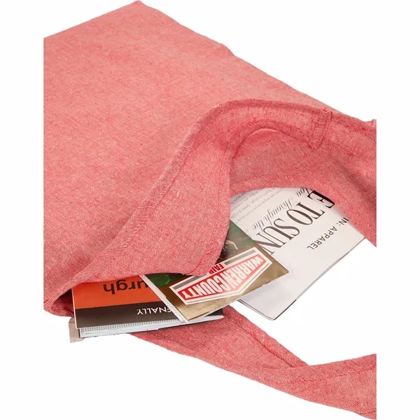 Bungalow 5oz Recycled Cotton Twill Shopper Tote - Bungalow 5oz Recycled Cotton Twill Shopper Tote - Image 12 of 12