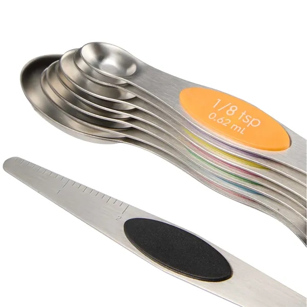Kitchi Magnetic Measuring Spoon Set - Kitchi Magnetic Measuring Spoon Set - Image 5 of 9