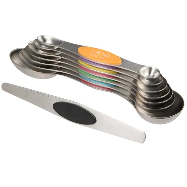 Kitchi Magnetic Measuring Spoon Set - Kitchi Magnetic Measuring Spoon Set - Image 3 of 9