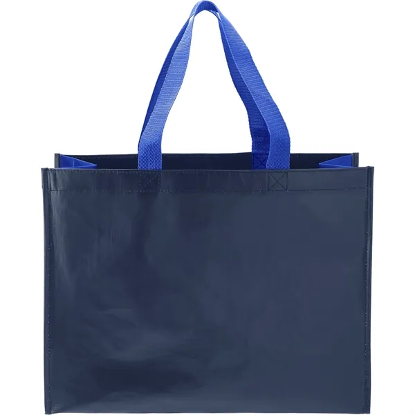 RPET Laminated Matte Shopper Tote - RPET Laminated Matte Shopper Tote - Image 13 of 17
