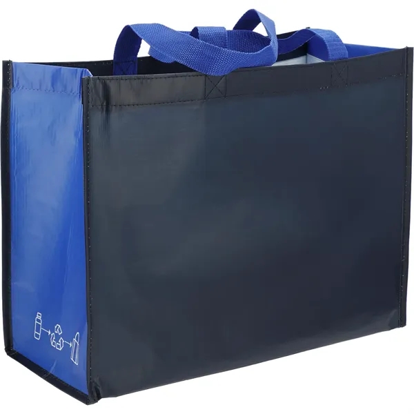 RPET Laminated Matte Shopper Tote - RPET Laminated Matte Shopper Tote - Image 17 of 17
