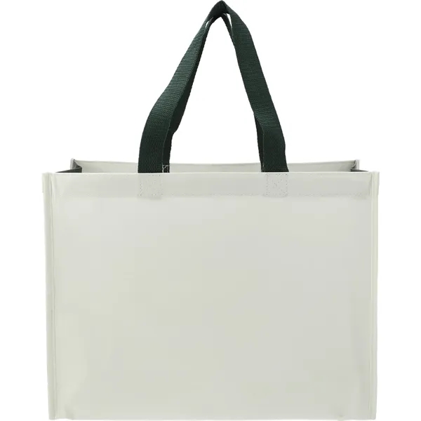 RPET Laminated Matte Shopper Tote - RPET Laminated Matte Shopper Tote - Image 7 of 17