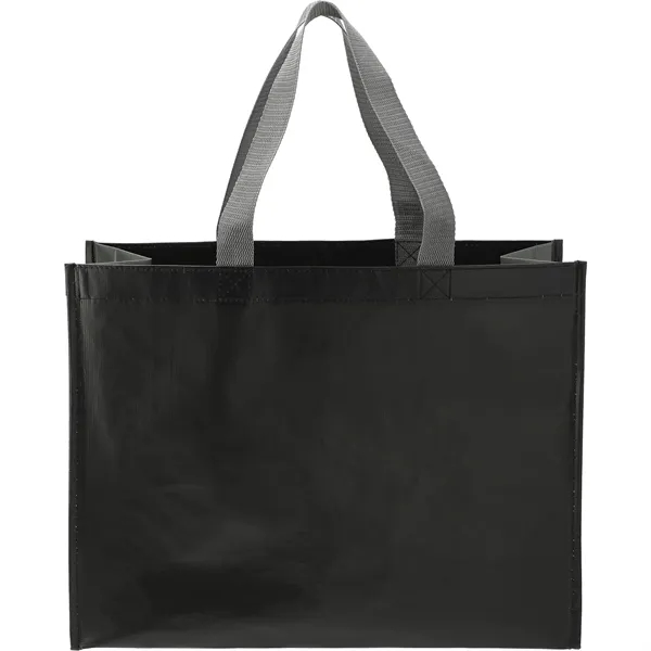 RPET Laminated Matte Shopper Tote - RPET Laminated Matte Shopper Tote - Image 1 of 17