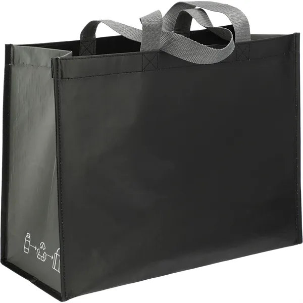 RPET Laminated Matte Shopper Tote - RPET Laminated Matte Shopper Tote - Image 5 of 17