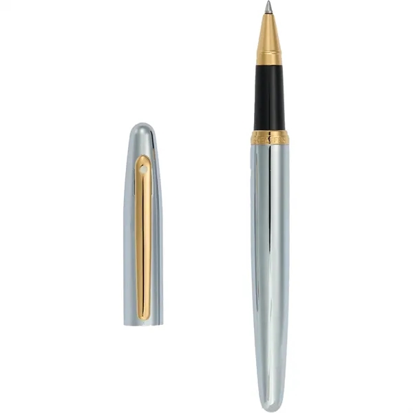 Sheaffer® VFM Polished Chrome with Gold Roller Bal - Sheaffer® VFM Polished Chrome with Gold Roller Bal - Image 2 of 5
