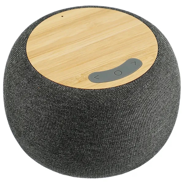Garm Fabric & Bamboo Speaker with Wireless Chargin - Garm Fabric & Bamboo Speaker with Wireless Chargin - Image 5 of 8