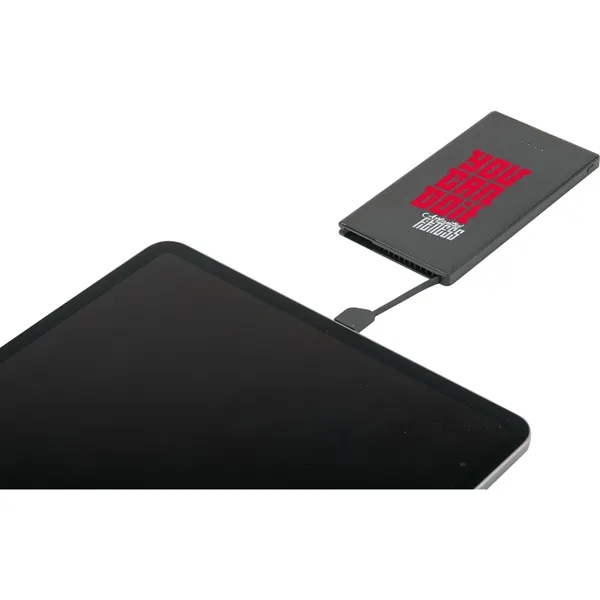 4000 mAh Cable Keeper Power Bank with Type-C Tip - 4000 mAh Cable Keeper Power Bank with Type-C Tip - Image 4 of 5