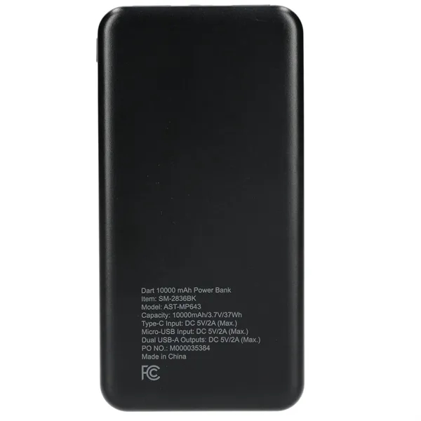 Dart 10000 mAh Power Bank - Dart 10000 mAh Power Bank - Image 5 of 17