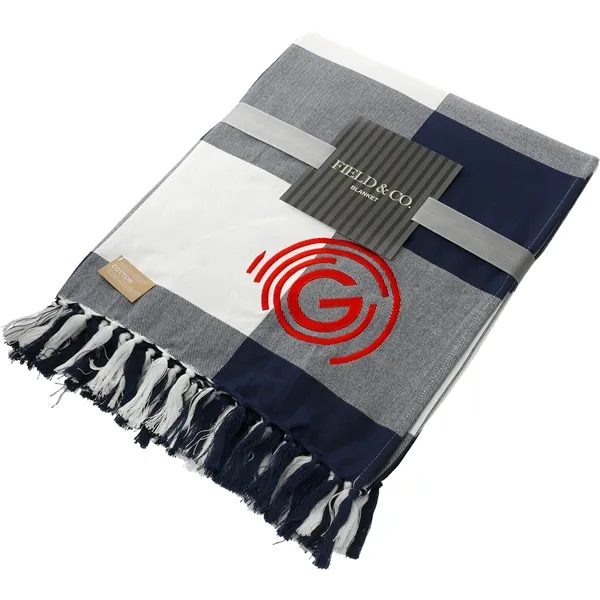 Field & Co. 100% Organic Cotton Check Throw Blanke - Field & Co. 100% Organic Cotton Check Throw Blanke - Image 6 of 9