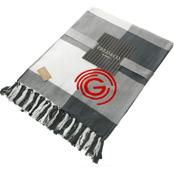 Field & Co. 100% Organic Cotton Check Throw Blanke - Field & Co. 100% Organic Cotton Check Throw Blanke - Image 2 of 9