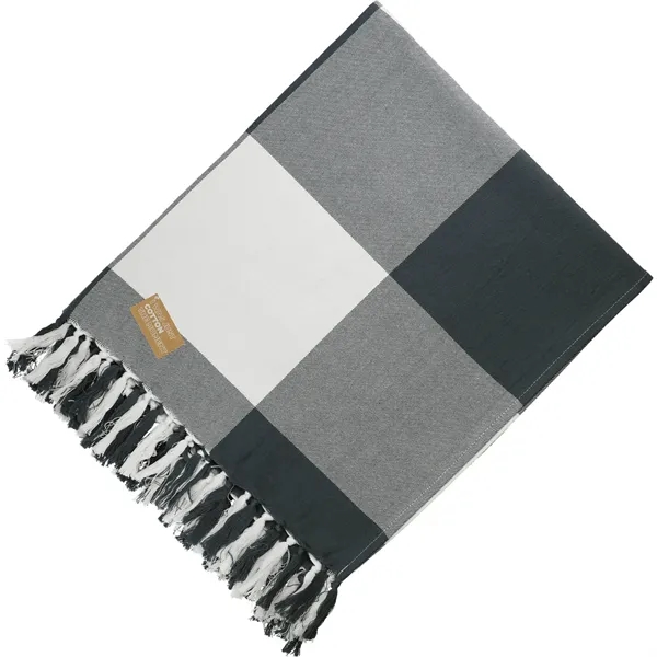 Field & Co. 100% Organic Cotton Check Throw Blanke - Field & Co. 100% Organic Cotton Check Throw Blanke - Image 1 of 9