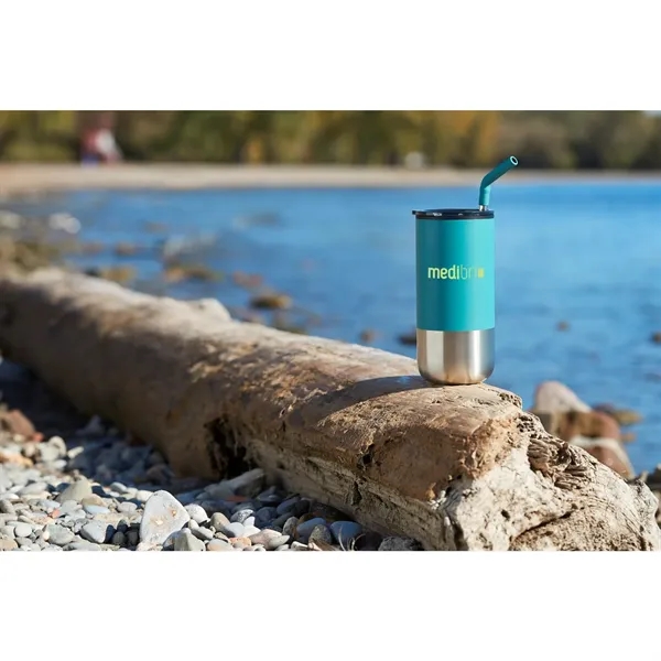 Lagom 16oz Tumbler w/ SS Straw - Lagom 16oz Tumbler w/ SS Straw - Image 13 of 22