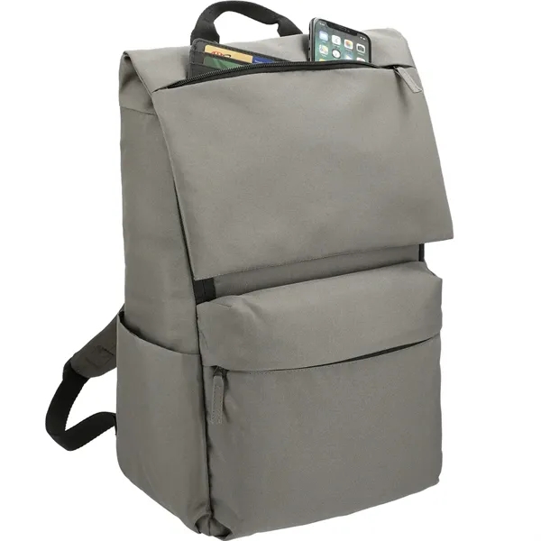 Merritt Recycled 15" Computer Backpack - Merritt Recycled 15" Computer Backpack - Image 7 of 10